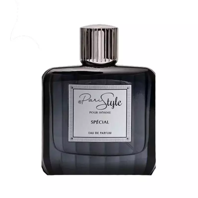 عطر مردانه Paristyle Special 100 میلی‌لیتر با طراحی شیک و رایحه چوبی و ادویه‌ای