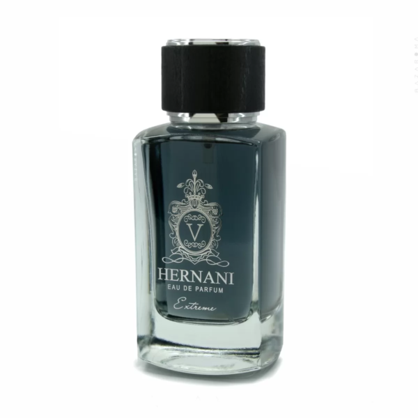 عطر مردانه Victor Hugo Hernani Extreme 100 میلی‌لیتر با طراحی شیک و رایحه چوبی و ادویه‌ای